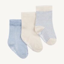 BOODY BABY SOCKS (3 PACK) – ORGANIC BAMBOO    Size 6-12 months