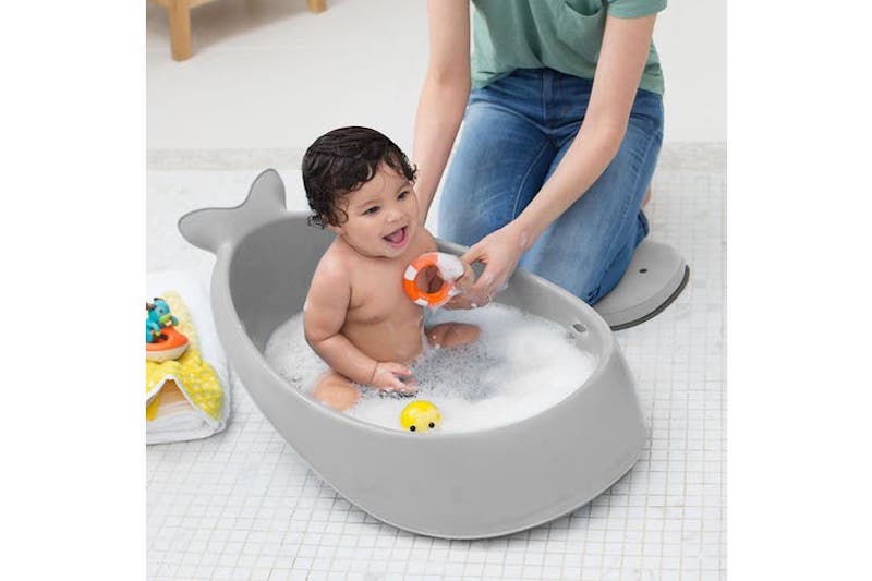 Baby Bath Tub Grey, Moby 3 Stage Bathtub Grey