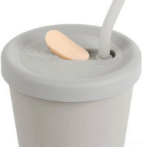 Haakaa Silicone Sippy Straw Cup – Suva Grey