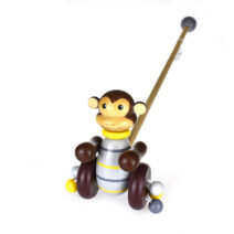 Kaper Kidz Push Along Wooden Monkey